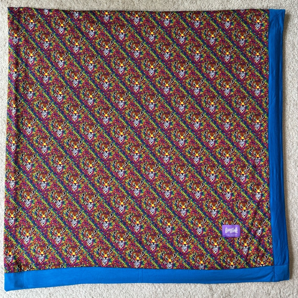 Posh Peanut x Lisa Frank “Hunter” Luxe Patoo Blanket - 60”x60” - Picture 7 of 8